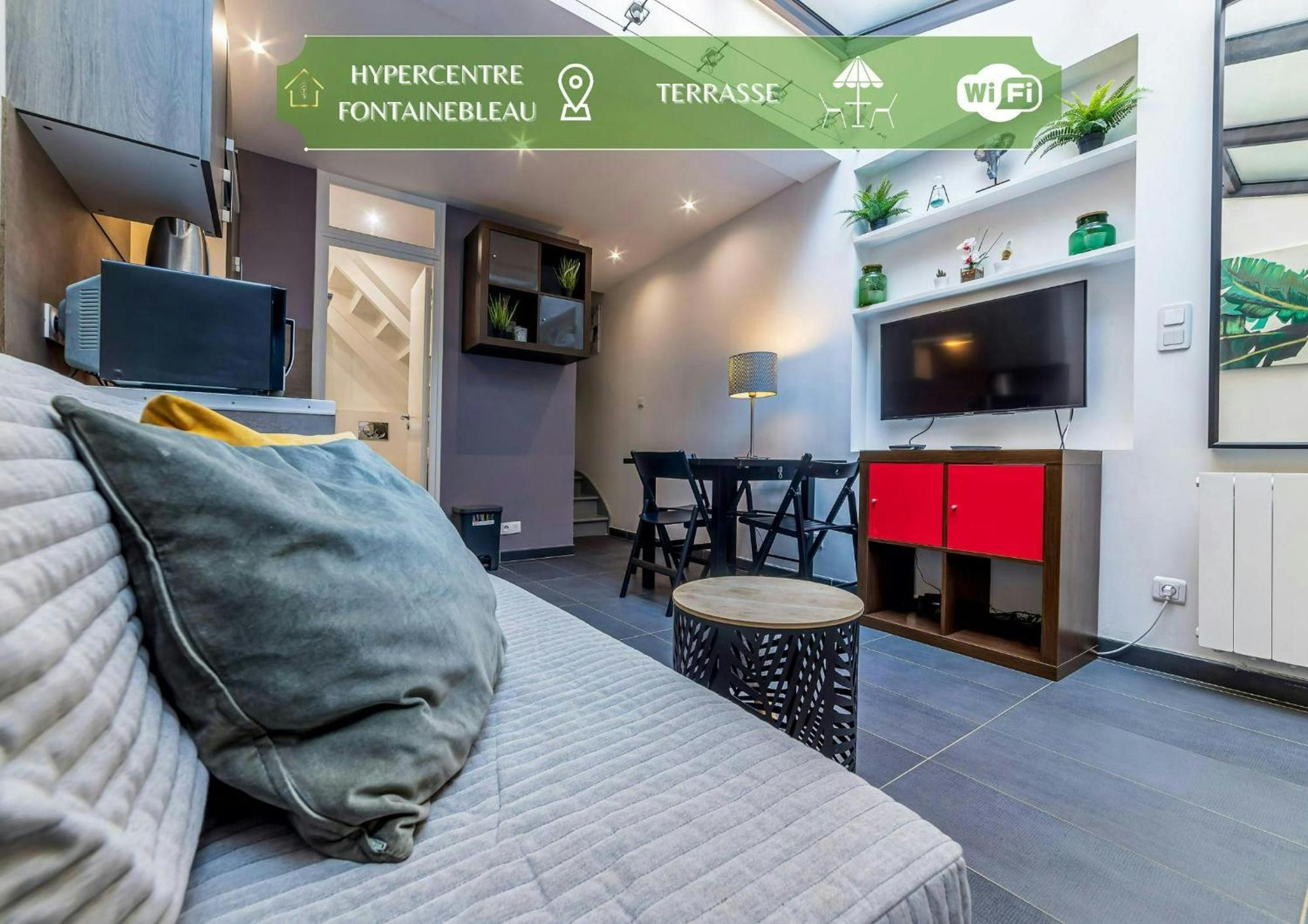 New Hypercenter Apparthotel Sweet Green 枫丹白露 外观 照片